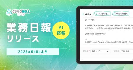 療育向け保護者連絡アプリ「コノベル」がAIを搭載した 療育向け保護者連絡アプリ「コノベル」がAIを搭載した