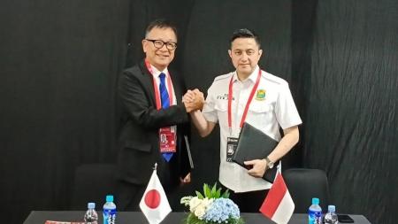 インドネシアバドミントン協会と包括連携協定締結のお インドネシアバドミントン協会と包括連携協定締結のお