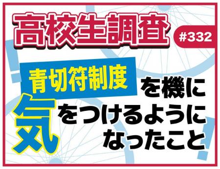 自転車への⻘切符制度導入から2ヶ月、高校生が気をつ 自転車への⻘切符制度導入から2ヶ月、高校生が気をつ