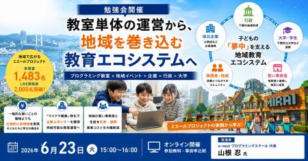 教室単体の運営から、地域イベント・企業連携で選ばれ 教室単体の運営から、地域イベント・企業連携で選ばれ