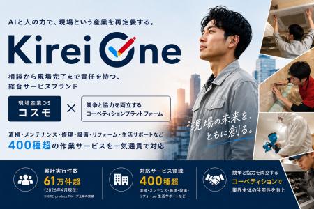 人手不足が続く現場産業で、事業2年目の「Kirei One」 人手不足が続く現場産業で、事業2年目の「Kirei One」