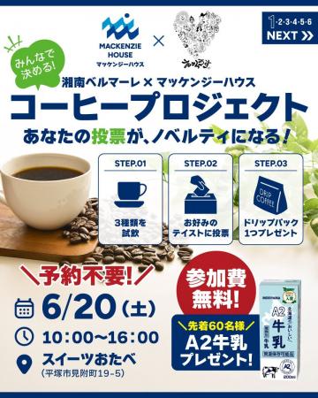 マッケンジーハウス、地域参加型「コーヒープロジェク マッケンジーハウス、地域参加型「コーヒープロジェク