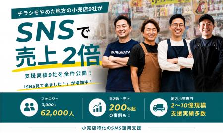 【小売店特化のSNS運用支援】支援実績9社を全件公開! 【小売店特化のSNS運用支援】支援実績9社を全件公開!
