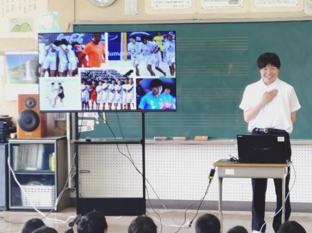 【教師×ビーチサッカー選手】西尾先生、豊橋・下条小 【教師×ビーチサッカー選手】西尾先生、豊橋・下条小