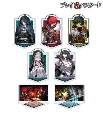 『ブレイド&バスタード』のトレーディングアクリルス 『ブレイド&バスタード』のトレーディングアクリルス