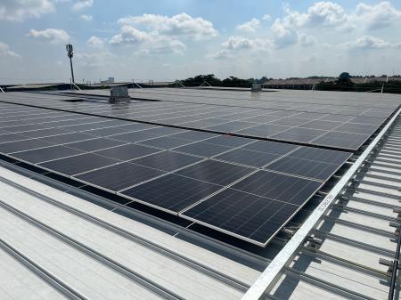 RIKEN VIETNAM CO., LTD. 太陽光発電設備の本格稼働 RIKEN VIETNAM CO., LTD. 太陽光発電設備の本格稼働