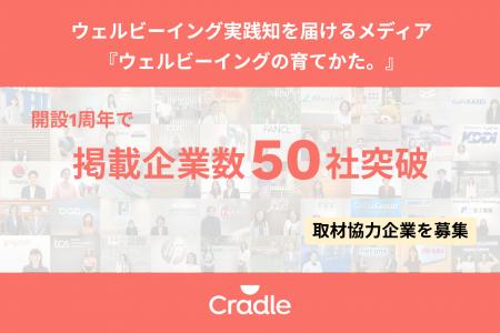 企業のウェルビーイング実践知を届けるCradle運営メデ 企業のウェルビーイング実践知を届けるCradle運営メデ