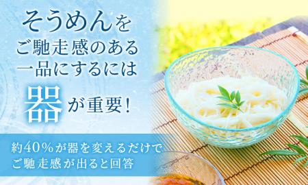 そうめんを「ご馳走感のある一品」にするには器が重要 そうめんを「ご馳走感のある一品」にするには器が重要