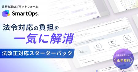 業務改革AIプラットフォーム「SmartOps」:法令対応の 業務改革AIプラットフォーム「SmartOps」:法令対応の
