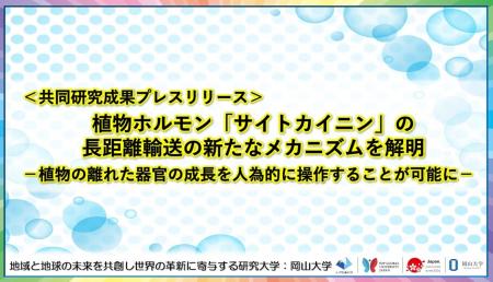 植物ホルモン「サイトカイニン」の長距離輸送の新たな 植物ホルモン「サイトカイニン」の長距離輸送の新たな