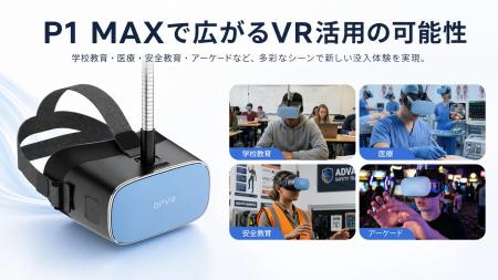 DPVR、法人向けVR「P1 Max」の業務用途展開を強化 DPVR、法人向けVR「P1 Max」の業務用途展開を強化