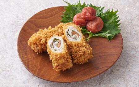 「紀州産梅と大葉の巻きかつ」6/24(水)期間限定で発売 「紀州産梅と大葉の巻きかつ」6/24(水)期間限定で発売