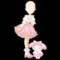 『ガルショ☆』とサンリオキャラクター「マイメロディ 『ガルショ☆』とサンリオキャラクター「マイメロディ