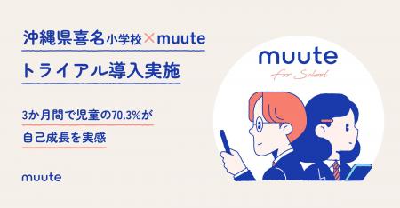 muute for schoolを沖縄県の喜名小学校がトライアル導 muute for schoolを沖縄県の喜名小学校がトライアル導