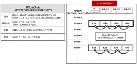 高度専門人材のタレントプール「SOMPO Professional P 高度専門人材のタレントプール「SOMPO Professional P