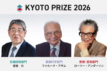 第41回(2026)京都賞受賞者決定 第41回(2026)京都賞受賞者決定