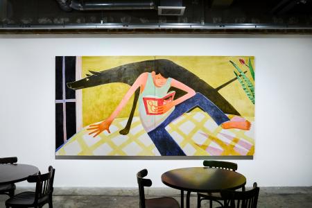 和田咲良の個展「□□」を六本木のアートかビーフンか白 和田咲良の個展「□□」を六本木のアートかビーフンか白