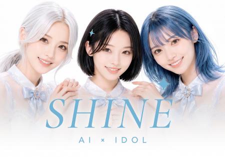 AIアイドル/Aidle(エーアイドル)「SHINE」7月3日デ AIアイドル/Aidle(エーアイドル)「SHINE」7月3日デ