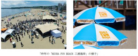 今年の夏も三浦海岸に海水浴場開設!「MIURA FUNutf-8 今年の夏も三浦海岸に海水浴場開設!「MIURA FUNutf-8