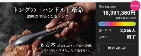 Makuakeで応援購入総額1,839万円、2,255名が支持。FED Makuakeで応援購入総額1,839万円、2,255名が支持。FED