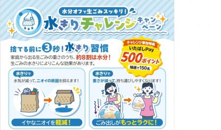 生ごみ3きりチャレンジキャンペーンを実施します! 生ごみ3きりチャレンジキャンペーンを実施します!