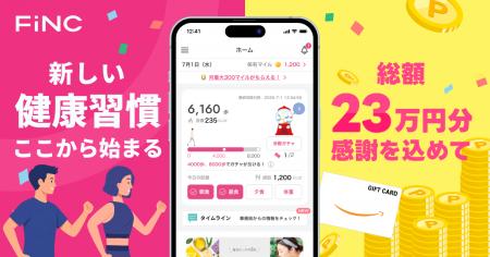 1,300万DLの健康管理アプリ「FiNC」が大型リニューア 1,300万DLの健康管理アプリ「FiNC」が大型リニューア