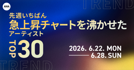 【先週いちばん急上昇チャートを沸かせたアーティスト 【先週いちばん急上昇チャートを沸かせたアーティスト