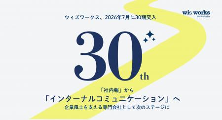 ウィズワークス、2026年7月に30期突入 ウィズワークス、2026年7月に30期突入