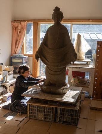 奈良・東大寺が300年ぶりに仏像を発注した彫刻家が、 奈良・東大寺が300年ぶりに仏像を発注した彫刻家が、