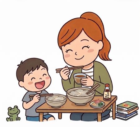 夏休み前に見直したい子どもの食べ方--「流し込み食べ 夏休み前に見直したい子どもの食べ方--「流し込み食べ