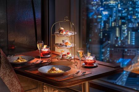 煌めく夜景×スイーツ×本格パスタ。大人気アフタヌーン 煌めく夜景×スイーツ×本格パスタ。大人気アフタヌーン