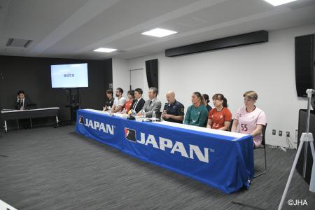 【アジア競技大会】ハンドボール男女日本代表が意気込 【アジア競技大会】ハンドボール男女日本代表が意気込