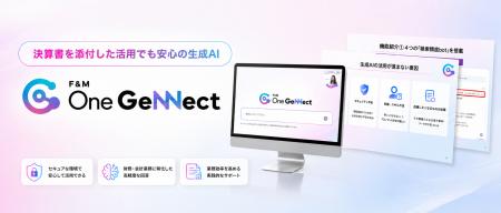 会計事務所専用AI「F&M One GeNNect」が導入500事務所 会計事務所専用AI「F&M One GeNNect」が導入500事務所