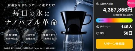 日米特許取得の独自技術が生んだ携帯型ナノバブutf-8 日米特許取得の独自技術が生んだ携帯型ナノバブutf-8