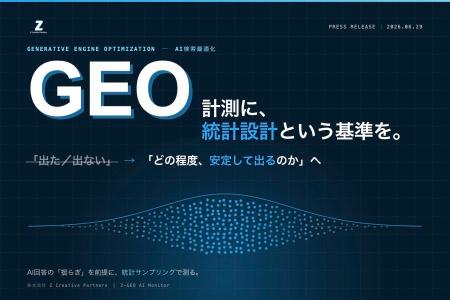 Z Creative Partners、GEO計測における「AI回答の揺ら Z Creative Partners、GEO計測における「AI回答の揺ら