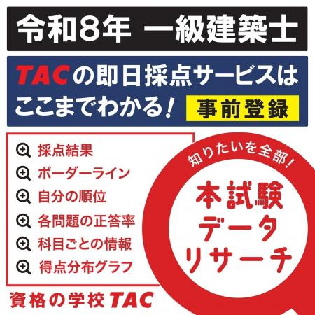 【登録はじまってます】令和8年一級建築士、学科試験 【登録はじまってます】令和8年一級建築士、学科試験