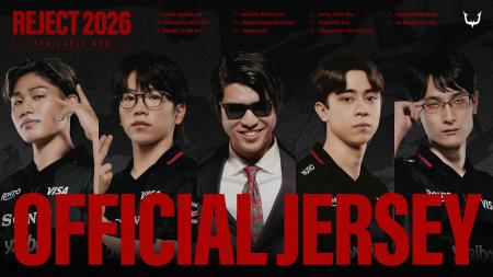 eスポーツチーム「REJECT」、全部門ユニフォームの第2 eスポーツチーム「REJECT」、全部門ユニフォームの第2