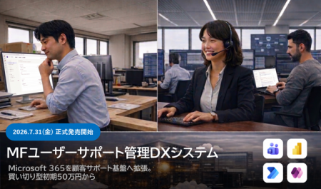 顧客ごとのTeams環境を自動構築する「MFユーザーサポ 顧客ごとのTeams環境を自動構築する「MFユーザーサポ