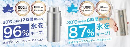 コンビニ氷も長時間キープ!「氷点下キープシリンダー コンビニ氷も長時間キープ!「氷点下キープシリンダー