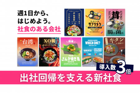 出社回帰×物価高騰のランチ課題を解決!初期費用ゼロ 出社回帰×物価高騰のランチ課題を解決!初期費用ゼロ