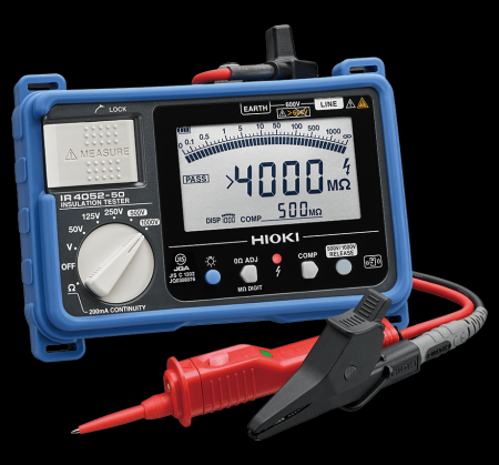 HIOKI、絶縁抵抗計IR4052-52を発売 HIOKI、絶縁抵抗計IR4052-52を発売