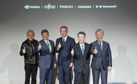 富士通が、ファナック、安川電機、川崎重工業の各社と 富士通が、ファナック、安川電機、川崎重工業の各社と