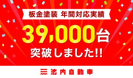 【前年比153%に急増で年間実績約4万台!】板金塗装の 【前年比153%に急増で年間実績約4万台!】板金塗装の