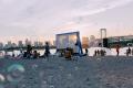 夜のお台場海浜公園が映画館に!港区政80周年・お台場 夜のお台場海浜公園が映画館に!港区政80周年・お台場
