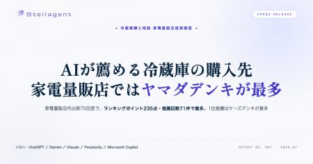 AIが薦める冷蔵庫の購入先、家電量販店ではヤマダデン AIが薦める冷蔵庫の購入先、家電量販店ではヤマダデン
