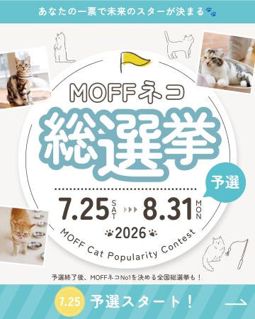 「推しネコ」No.1は誰の手に?『第5回 MOFFネコ総選挙 「推しネコ」No.1は誰の手に?『第5回 MOFFネコ総選挙
