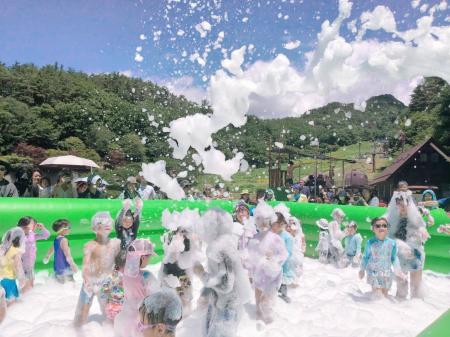 【長野・パラダ】プレオープン大盛況!大自然で泡まみ 【長野・パラダ】プレオープン大盛況!大自然で泡まみ