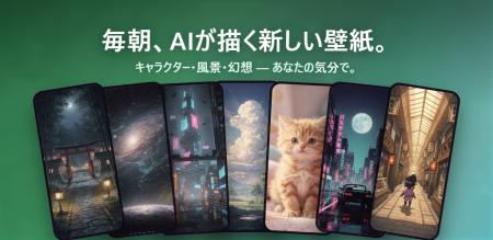 目覚めるたび、今日だけの1枚に。AIが毎朝スマホの壁 目覚めるたび、今日だけの1枚に。AIが毎朝スマホの壁