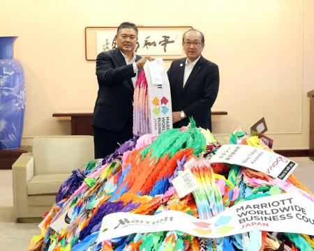 【シェラトングランドホテル広島】平和への祈りを届け 【シェラトングランドホテル広島】平和への祈りを届け