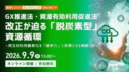 GX推進法・資源有効利用促進法改正、再生材利用義務化 GX推進法・資源有効利用促進法改正、再生材利用義務化